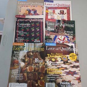 For the Love of Quilting Magazines Fons & Porter complete year 2003 vintage lot